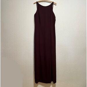 Randi May Burgundy Formal Party Wedding Prom Y2k Maxi‎ Women Size 16
